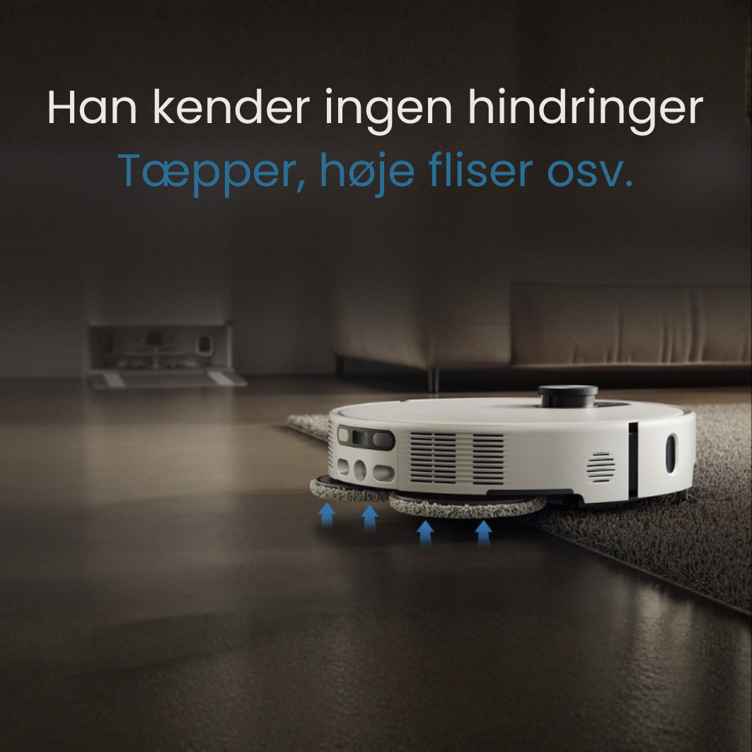 HOME BUDDY – 3-i-1 robotstøvsuger med gulvvaskefunktion