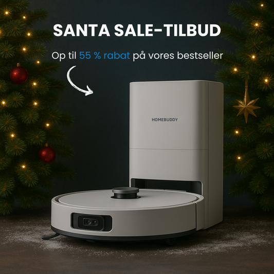 HOME BUDDY – 3-i-1 robotstøvsuger med gulvvaskefunktion